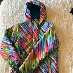 Roxy Jetty Dryflight 10K girls/juniors hooded winter parka jacket size XL 16